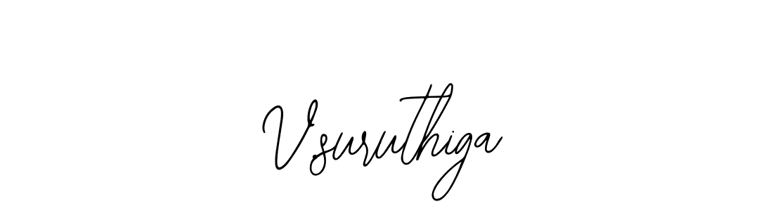 Also we have V.suruthiga name is the best signature style. Create professional handwritten signature collection using Bearetta-2O07w autograph style. V.suruthiga signature style 12 images and pictures png