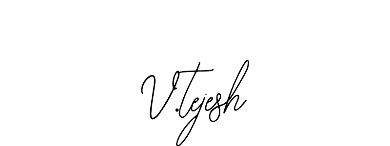 It looks lik you need a new signature style for name V.tejesh. Design unique handwritten (Bearetta-2O07w) signature with our free signature maker in just a few clicks. V.tejesh signature style 12 images and pictures png