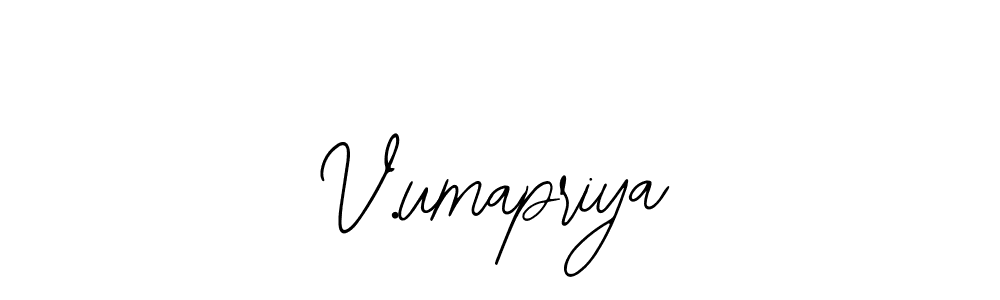 How to Draw V.umapriya signature style? Bearetta-2O07w is a latest design signature styles for name V.umapriya. V.umapriya signature style 12 images and pictures png