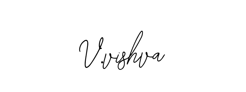 Make a beautiful signature design for name V.vishva. Use this online signature maker to create a handwritten signature for free. V.vishva signature style 12 images and pictures png