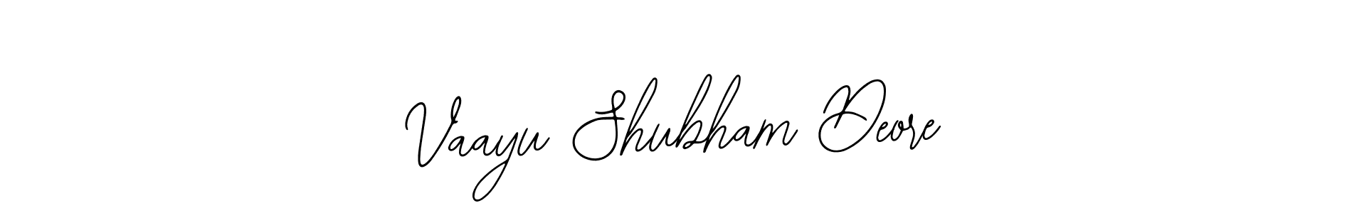 Create a beautiful signature design for name Vaayu Shubham Deore. With this signature (Bearetta-2O07w) fonts, you can make a handwritten signature for free. Vaayu Shubham Deore signature style 12 images and pictures png