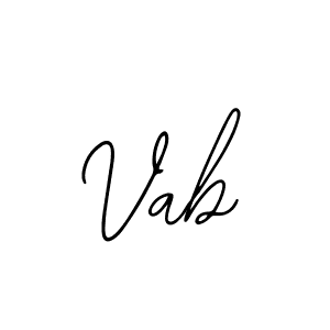 The best way (Bearetta-2O07w) to make a short signature is to pick only two or three words in your name. The name Vab include a total of six letters. For converting this name. Vab signature style 12 images and pictures png