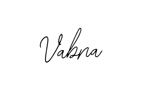 Design your own signature with our free online signature maker. With this signature software, you can create a handwritten (Bearetta-2O07w) signature for name Vabna. Vabna signature style 12 images and pictures png