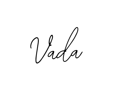 How to make Vada signature? Bearetta-2O07w is a professional autograph style. Create handwritten signature for Vada name. Vada signature style 12 images and pictures png