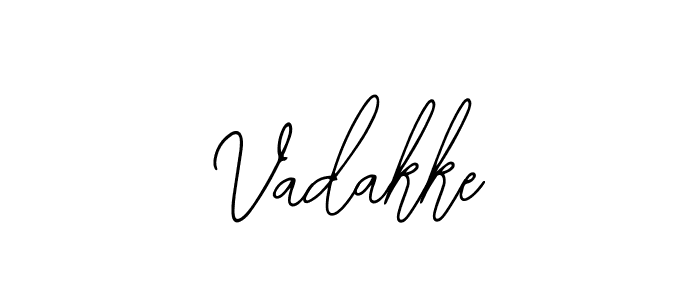 Vadakke stylish signature style. Best Handwritten Sign (Bearetta-2O07w) for my name. Handwritten Signature Collection Ideas for my name Vadakke. Vadakke signature style 12 images and pictures png