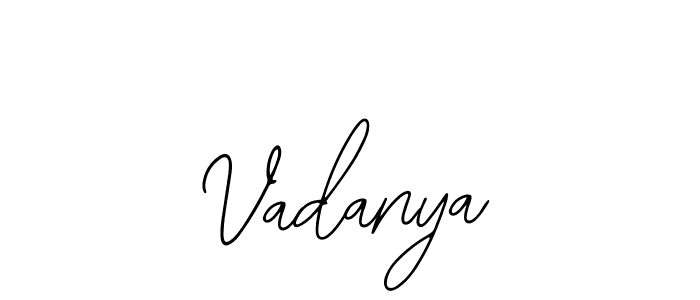 Make a beautiful signature design for name Vadanya. Use this online signature maker to create a handwritten signature for free. Vadanya signature style 12 images and pictures png