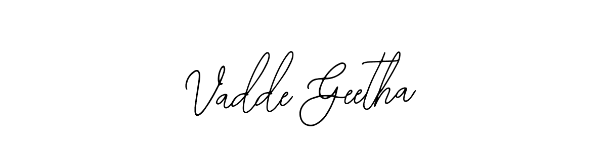 Similarly Bearetta-2O07w is the best handwritten signature design. Signature creator online .You can use it as an online autograph creator for name Vadde Geetha. Vadde Geetha signature style 12 images and pictures png