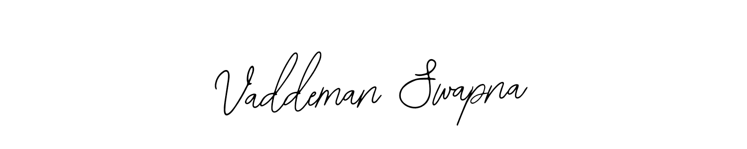 Vaddeman Swapna stylish signature style. Best Handwritten Sign (Bearetta-2O07w) for my name. Handwritten Signature Collection Ideas for my name Vaddeman Swapna. Vaddeman Swapna signature style 12 images and pictures png