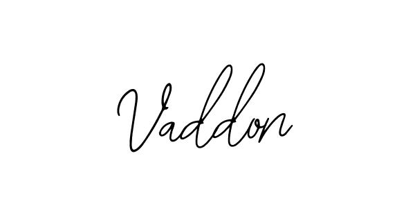 Also we have Vaddon name is the best signature style. Create professional handwritten signature collection using Bearetta-2O07w autograph style. Vaddon signature style 12 images and pictures png