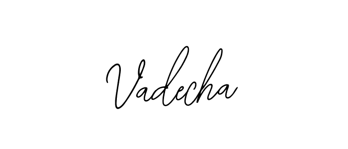 Bearetta-2O07w is a professional signature style that is perfect for those who want to add a touch of class to their signature. It is also a great choice for those who want to make their signature more unique. Get Vadecha name to fancy signature for free. Vadecha signature style 12 images and pictures png