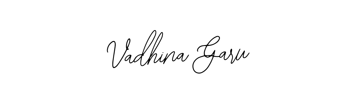 Create a beautiful signature design for name Vadhina Garu. With this signature (Bearetta-2O07w) fonts, you can make a handwritten signature for free. Vadhina Garu signature style 12 images and pictures png