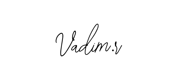 How to make Vadim.r signature? Bearetta-2O07w is a professional autograph style. Create handwritten signature for Vadim.r name. Vadim.r signature style 12 images and pictures png