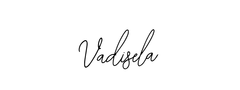How to make Vadisela name signature. Use Bearetta-2O07w style for creating short signs online. This is the latest handwritten sign. Vadisela signature style 12 images and pictures png
