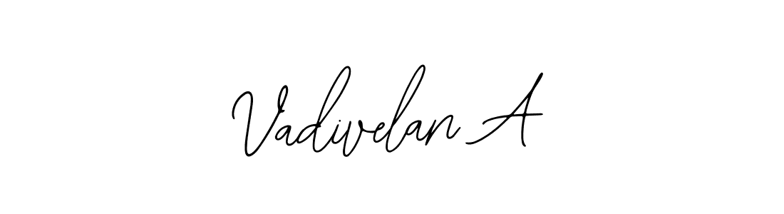 You can use this online signature creator to create a handwritten signature for the name Vadivelan A. This is the best online autograph maker. Vadivelan A signature style 12 images and pictures png