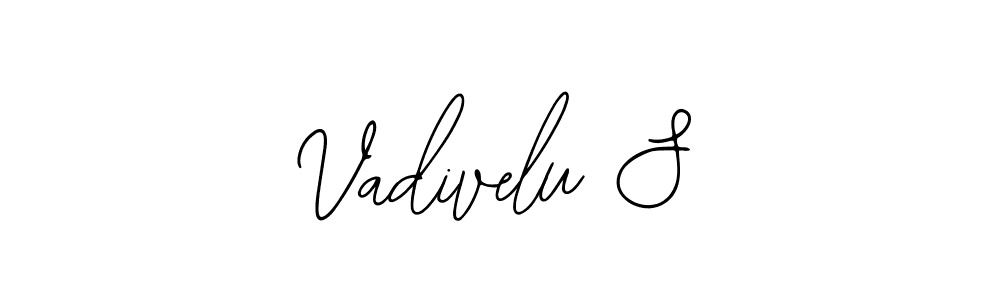 How to Draw Vadivelu S signature style? Bearetta-2O07w is a latest design signature styles for name Vadivelu S. Vadivelu S signature style 12 images and pictures png