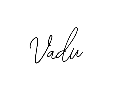 Vadu stylish signature style. Best Handwritten Sign (Bearetta-2O07w) for my name. Handwritten Signature Collection Ideas for my name Vadu. Vadu signature style 12 images and pictures png