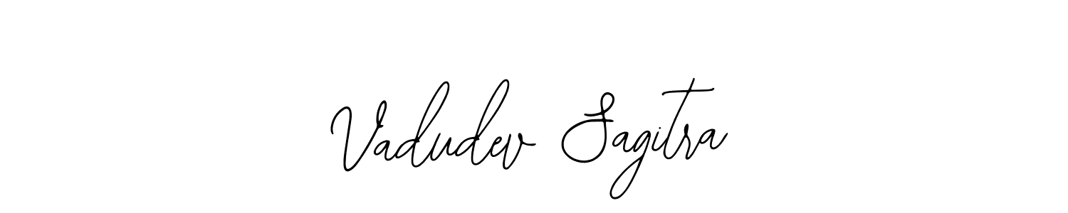 Make a beautiful signature design for name Vadudev Sagitra. With this signature (Bearetta-2O07w) style, you can create a handwritten signature for free. Vadudev Sagitra signature style 12 images and pictures png