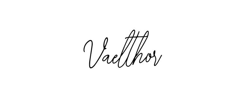 Use a signature maker to create a handwritten signature online. With this signature software, you can design (Bearetta-2O07w) your own signature for name Vaelthor. Vaelthor signature style 12 images and pictures png