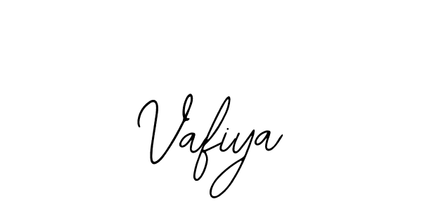 if you are searching for the best signature style for your name Vafiya. so please give up your signature search. here we have designed multiple signature styles  using Bearetta-2O07w. Vafiya signature style 12 images and pictures png