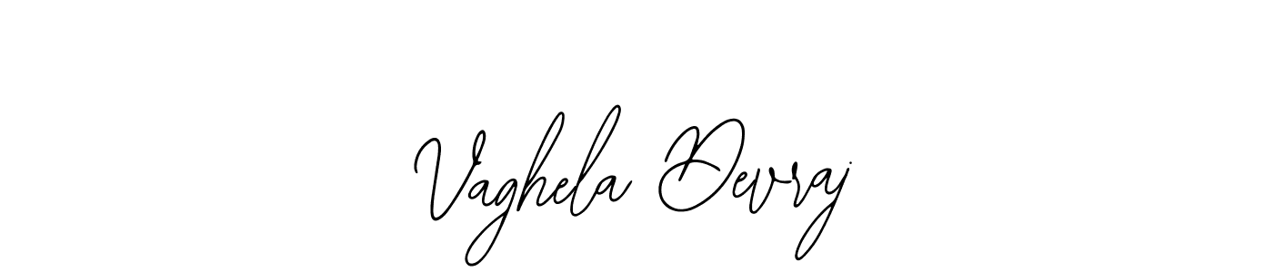 Also we have Vaghela Devraj name is the best signature style. Create professional handwritten signature collection using Bearetta-2O07w autograph style. Vaghela Devraj signature style 12 images and pictures png