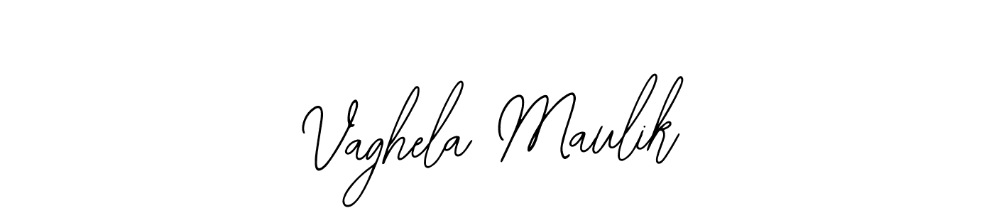 Design your own signature with our free online signature maker. With this signature software, you can create a handwritten (Bearetta-2O07w) signature for name Vaghela Maulik. Vaghela Maulik signature style 12 images and pictures png