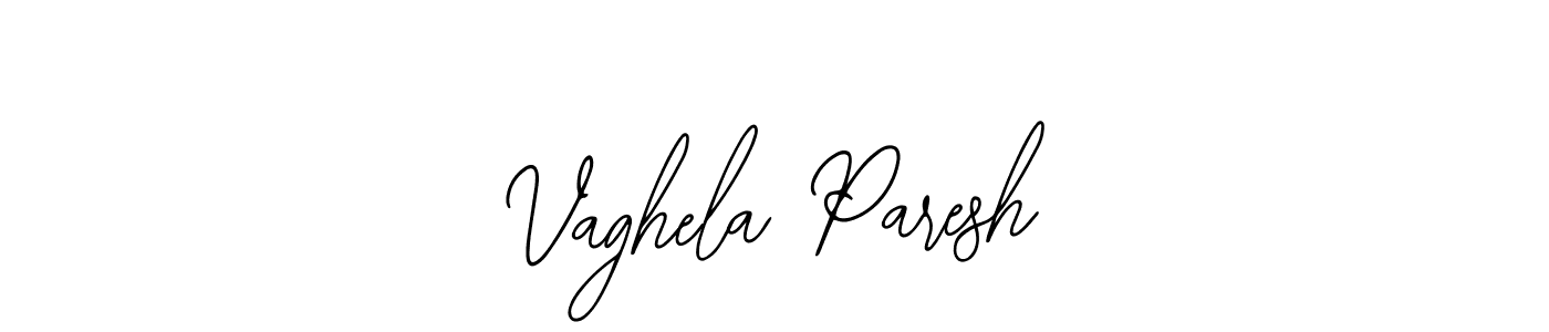 Also we have Vaghela Paresh name is the best signature style. Create professional handwritten signature collection using Bearetta-2O07w autograph style. Vaghela Paresh signature style 12 images and pictures png