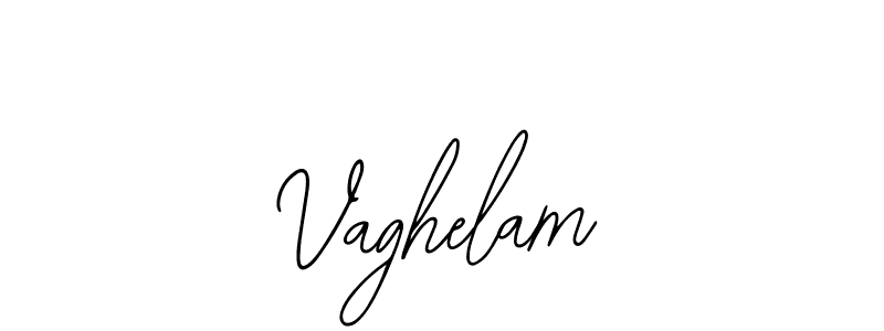 Design your own signature with our free online signature maker. With this signature software, you can create a handwritten (Bearetta-2O07w) signature for name Vaghelam. Vaghelam signature style 12 images and pictures png