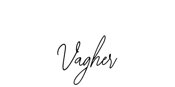 Also we have Vagher name is the best signature style. Create professional handwritten signature collection using Bearetta-2O07w autograph style. Vagher signature style 12 images and pictures png