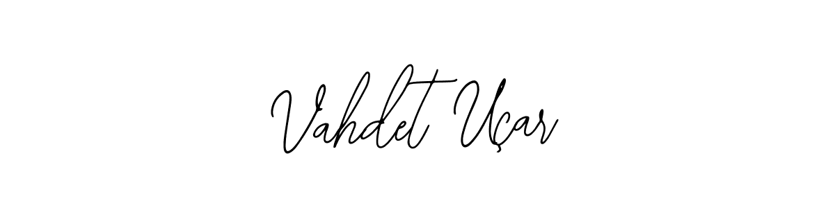 How to make Vahdet Uçar signature? Bearetta-2O07w is a professional autograph style. Create handwritten signature for Vahdet Uçar name. Vahdet Uçar signature style 12 images and pictures png