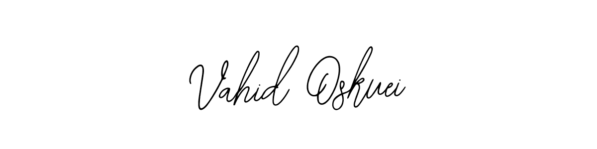 Bearetta-2O07w is a professional signature style that is perfect for those who want to add a touch of class to their signature. It is also a great choice for those who want to make their signature more unique. Get Vahid Oskuei name to fancy signature for free. Vahid Oskuei signature style 12 images and pictures png