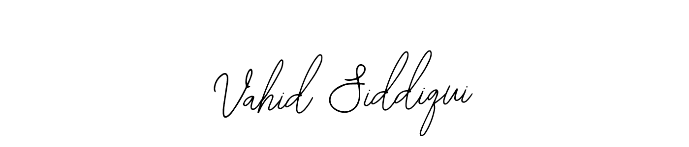 Make a beautiful signature design for name Vahid Siddiqui. Use this online signature maker to create a handwritten signature for free. Vahid Siddiqui signature style 12 images and pictures png