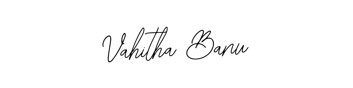 Also You can easily find your signature by using the search form. We will create Vahitha Banu name handwritten signature images for you free of cost using Bearetta-2O07w sign style. Vahitha Banu signature style 12 images and pictures png