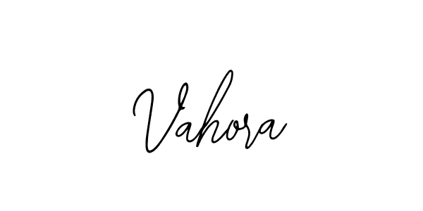 Use a signature maker to create a handwritten signature online. With this signature software, you can design (Bearetta-2O07w) your own signature for name Vahora. Vahora signature style 12 images and pictures png