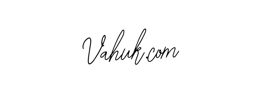 Design your own signature with our free online signature maker. With this signature software, you can create a handwritten (Bearetta-2O07w) signature for name Vahuk.com. Vahuk.com signature style 12 images and pictures png
