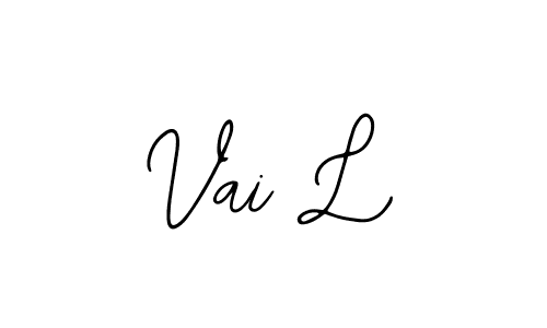 Create a beautiful signature design for name Vai L. With this signature (Bearetta-2O07w) fonts, you can make a handwritten signature for free. Vai L signature style 12 images and pictures png