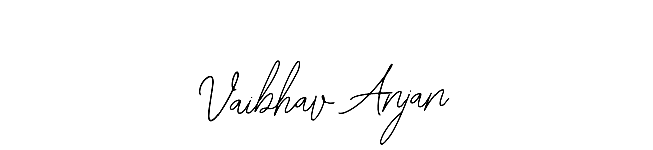 Similarly Bearetta-2O07w is the best handwritten signature design. Signature creator online .You can use it as an online autograph creator for name Vaibhav Anjan. Vaibhav Anjan signature style 12 images and pictures png