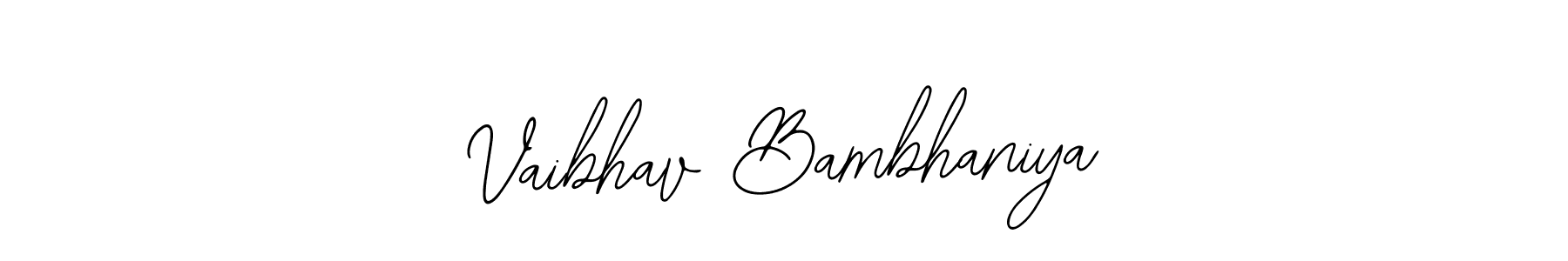 Once you've used our free online signature maker to create your best signature Bearetta-2O07w style, it's time to enjoy all of the benefits that Vaibhav Bambhaniya name signing documents. Vaibhav Bambhaniya signature style 12 images and pictures png