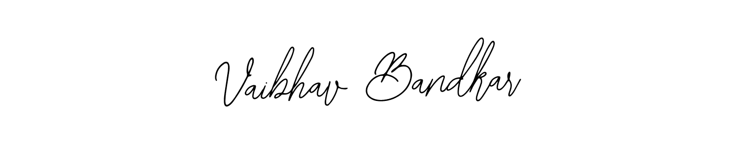 Create a beautiful signature design for name Vaibhav Bandkar. With this signature (Bearetta-2O07w) fonts, you can make a handwritten signature for free. Vaibhav Bandkar signature style 12 images and pictures png