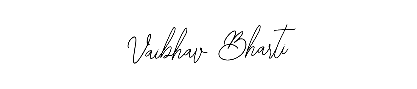 Bearetta-2O07w is a professional signature style that is perfect for those who want to add a touch of class to their signature. It is also a great choice for those who want to make their signature more unique. Get Vaibhav Bharti name to fancy signature for free. Vaibhav Bharti signature style 12 images and pictures png