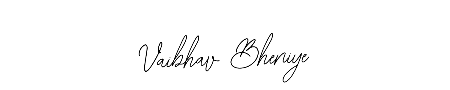 How to Draw Vaibhav Bheniye signature style? Bearetta-2O07w is a latest design signature styles for name Vaibhav Bheniye. Vaibhav Bheniye signature style 12 images and pictures png