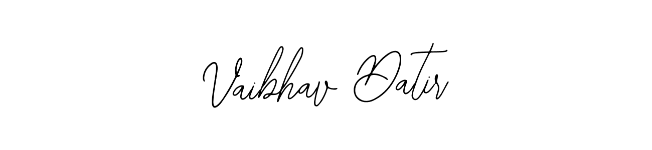 How to make Vaibhav Datir name signature. Use Bearetta-2O07w style for creating short signs online. This is the latest handwritten sign. Vaibhav Datir signature style 12 images and pictures png