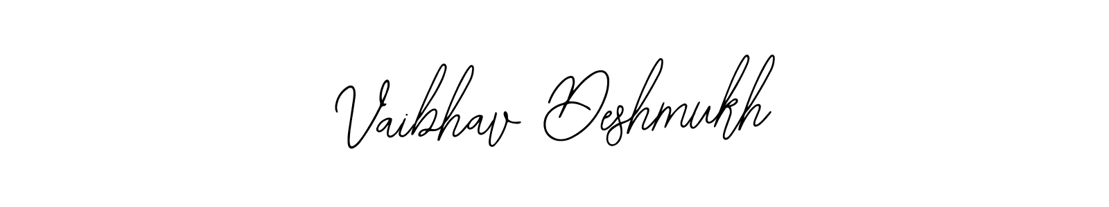 Also You can easily find your signature by using the search form. We will create Vaibhav Deshmukh name handwritten signature images for you free of cost using Bearetta-2O07w sign style. Vaibhav Deshmukh signature style 12 images and pictures png