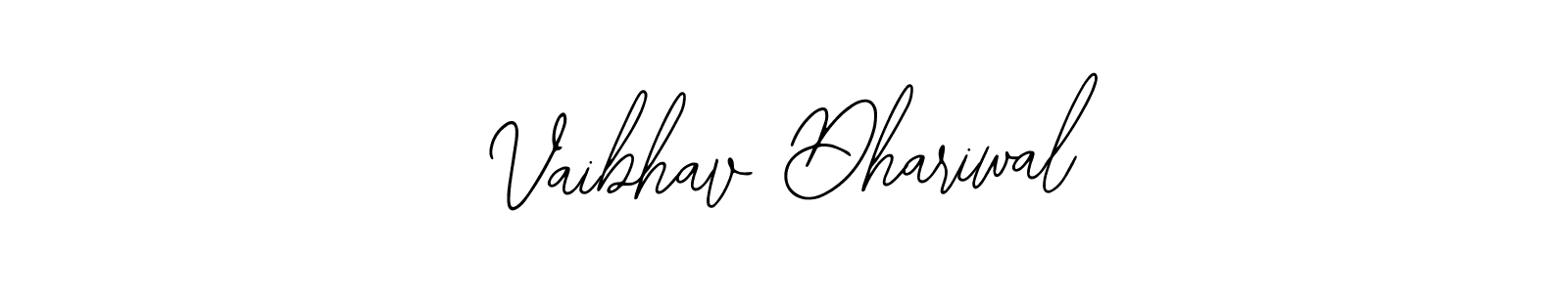 Create a beautiful signature design for name Vaibhav Dhariwal. With this signature (Bearetta-2O07w) fonts, you can make a handwritten signature for free. Vaibhav Dhariwal signature style 12 images and pictures png