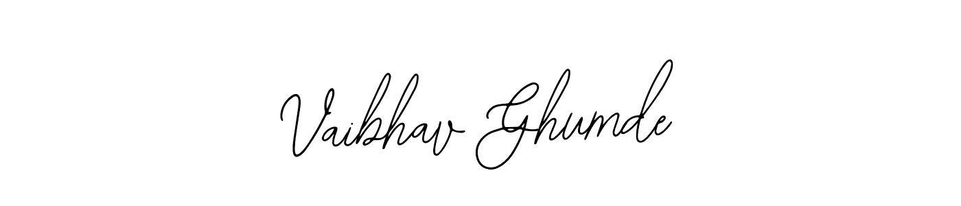 Vaibhav Ghumde stylish signature style. Best Handwritten Sign (Bearetta-2O07w) for my name. Handwritten Signature Collection Ideas for my name Vaibhav Ghumde. Vaibhav Ghumde signature style 12 images and pictures png