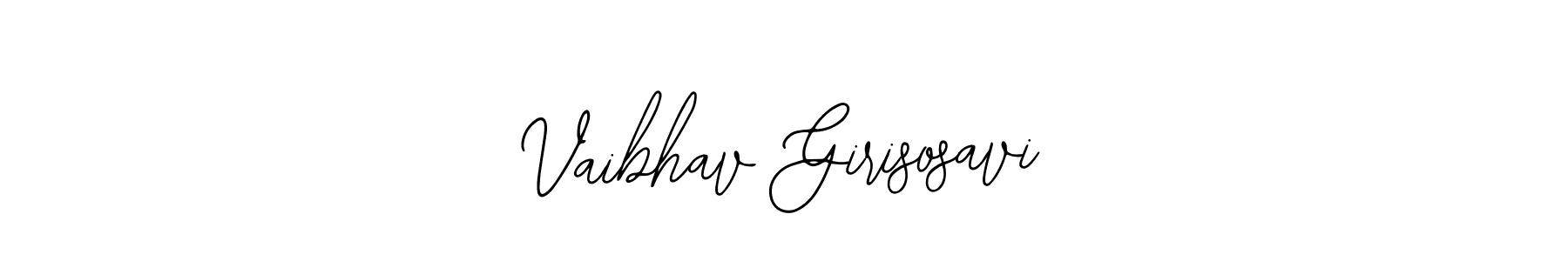It looks lik you need a new signature style for name Vaibhav Girisosavi. Design unique handwritten (Bearetta-2O07w) signature with our free signature maker in just a few clicks. Vaibhav Girisosavi signature style 12 images and pictures png