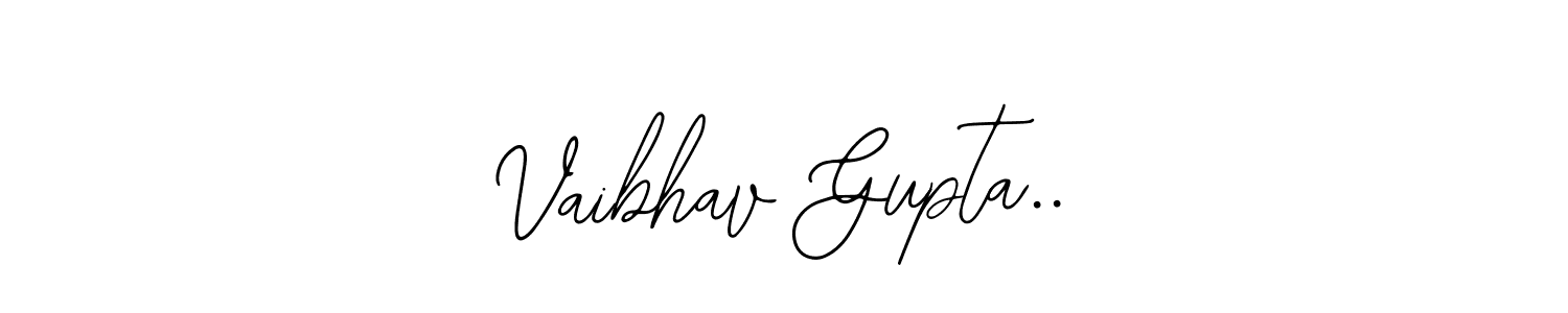 Create a beautiful signature design for name Vaibhav Gupta... With this signature (Bearetta-2O07w) fonts, you can make a handwritten signature for free. Vaibhav Gupta.. signature style 12 images and pictures png