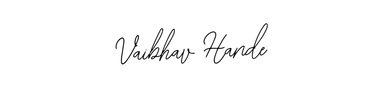 Make a beautiful signature design for name Vaibhav Hande. Use this online signature maker to create a handwritten signature for free. Vaibhav Hande signature style 12 images and pictures png