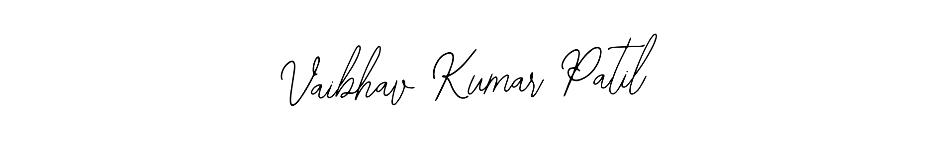 Design your own signature with our free online signature maker. With this signature software, you can create a handwritten (Bearetta-2O07w) signature for name Vaibhav Kumar Patil. Vaibhav Kumar Patil signature style 12 images and pictures png