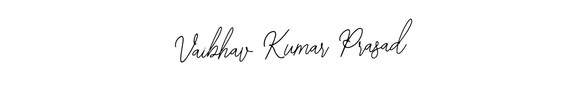 You should practise on your own different ways (Bearetta-2O07w) to write your name (Vaibhav Kumar Prasad) in signature. don't let someone else do it for you. Vaibhav Kumar Prasad signature style 12 images and pictures png