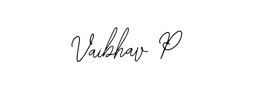 Make a beautiful signature design for name Vaibhav P. Use this online signature maker to create a handwritten signature for free. Vaibhav P signature style 12 images and pictures png